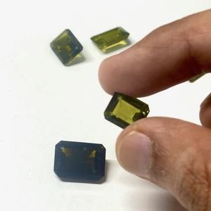 Natural Peridot Emerald Octagon Cut Big Size Loose Gemstones for <b>Jewelry</b> <b>making</b> Olivine A Quality Certified 5ct plus - Product Image 4