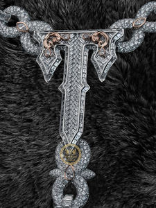 Collier chaîne infinie personnalisé en argent S925 avec diamants de laboratoire cultivés, style hip-hop, clarté VVS VS, bijoux étincelants, cadeau - Product Image 4