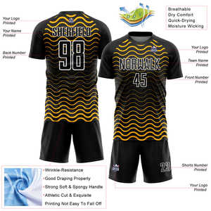Proveedor de uniformes de fútbol de alto rendimiento conjuntos de camisetas de fútbol tejido duradero transpirable perfecto para academias y entrenamientos - Product Image 5