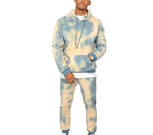 ชุดวอร์มมัดย้อมสำหรับผู้ชายเสื้อแจ็คเก็ตลำลองกันยับ - Product Image 6