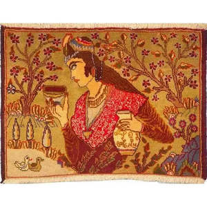 Alfombra Persa Tradicional de Tabriz, Hecha a Mano con Lana y Algodón, Única en su Tipo, 2'5 X 1'9 - Product Image 1