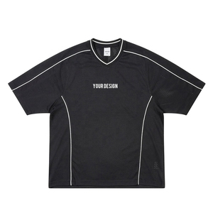 เสื้อยืดเจอร์ซีย์ผ้าฝ้าย 100% คุณภาพสูง รุ่นใหม่ ไม่หดตัว เนื้อผ้านุ่ม สวมใส่สบาย ทรงหลวม ใส่ได้ทั้งชายและหญิง แขนสั้น ถักทอ - Product Image 1