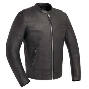 Venta directa de fábrica Chaqueta de cuero de invierno para hombre de alta demanda en color sólido - Product Image 1