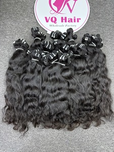 Extensions de cheveux vierges 100% naturels vietnamiens bruts, ondulés, d'un seul donneur, cuticules alignées, double trame tissée à la machine, vente en gros - Product Image 3