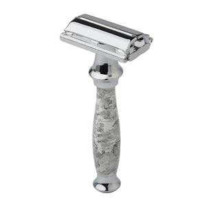 Navaja de Afeitar de Acero Inoxidable de Bajo Precio, Navaja de Afeitar de Seguridad para Barbería, para Hombres |   Navaja de Barbero de Acero de Damasco de un Solo Filo - Product Image 6