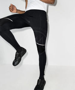 Leggings de yoga décontractés pour femmes vêtements de sport de compression extensibles solides avec logo de taille à haute élasticité vêtements de sport de gymnastique avec poches - Product Image 2