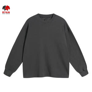 T-shirts pour hommes de haute qualité personnalisés, tissu confortable et respirant, manches longues avec logo personnalisé - Product Image 1