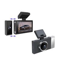 ABS kamera dasbor mobil dengan perekam Video lensa ganda oleh Ai