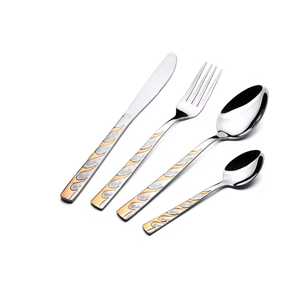 Hot Selling Customized Stainless Steel Flatware Set Dessert and Salad <b>Tools</b> Custom Cutlery Items for Crafts - Product Image 6