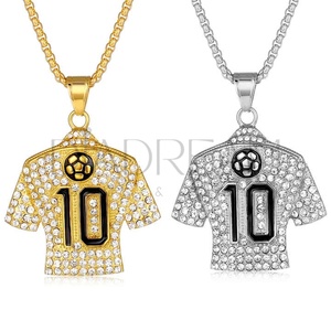 Stunning Hip Hop <b>Necklaces</b> Fashion T-Shirt Style Leb Grown Diamond Pendant Chain 925 Sterling Silver Party Wear Collection - Product Image 4