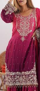 ชุดชุดเจ้าสาวแขนยาวดูพต้าชาราราราชุดเดรสสำหรับเจ้าสาวใหม่ล่าสุด2025แฟชั่นหรูหราแฟนซี - Product Image 2