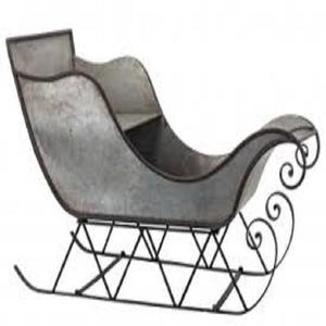 Cesta galvanizada del trineo de la sobremesa de la decoración del Festival del hogar de la Navidad para el uso decorativo - Product Image 4