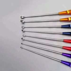 Juego de cureta de hueso Cervical de acero inoxidable Manual de 8 piezas, Kit de instrumentos quirúrgicos ortopédicos de columna vertebral, certificado CE Clase II - Product Image 3