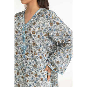 Conjunto Casual para Mujer IUSTTS-2124, Primavera/Verano, Estampado, 2 Piezas, con Top sin Cuello y Pantalones Cortos, para Uso Diario - Product Image 3