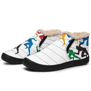 Chaussures de course d'hiver pour hommes avec empeigne synthétique colorée pour des aventures hivernales ! - Product Image 4