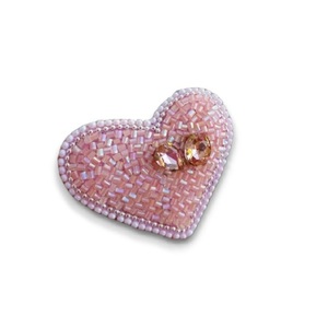 Sweet Cupcake Crystal Embroidered Brooch Hand Embroidery and Bullion Wire Beaded Fashion Brooch - Product Image 5