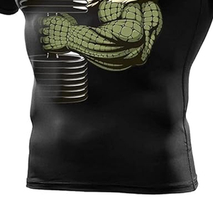 Superventas Quick Dry & Comfortable Men Rash Guard en venta Alto rendimiento Fit Compression Men Rash Gurads - Product Image 5