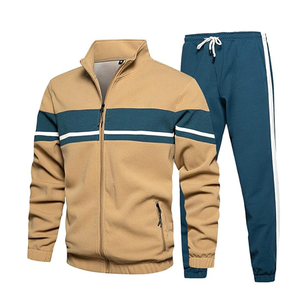 Vêtements de sport personnalisés grande taille, lourds et décontractés, couleur unie, impression bouffante, sweat à capuche deux pièces, ensembles de pantalons de survêtement, hiver à la mode - Product Image 1