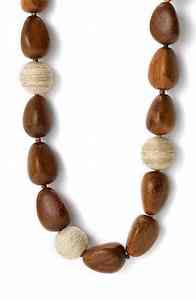 Gran oferta de gargantilla de cuentas de madera redondas para boda, collares para mujer, collar africano de declaración con cuentas hechas a mano, joyería - Product Image 5