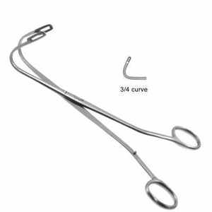 Pince à pierre rénale Randall en acier inoxydable 7.5 pouces 19.1cm mâchoires dentelées entièrement incurvées/légèrement incurvées par Endochoice Medical - Product Image 3
