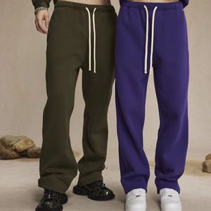 Pantalones Deportivos Personalizados de Alta Calidad, Holgados, Casuales, Unisex, Lisos, de Felpa, para Hombre y Mujer, Pantalones Deportivos Lisos al por Mayor - Product Image 5