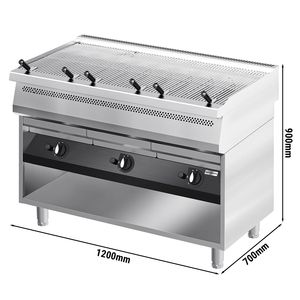 Parrilla de Gas Comercial para Exteriores - 33kW - Independiente - 700mm de Profundidad - 3 Rejillas - Rejillas de Hierro Fundido - Product Image 2