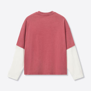 Sweat-shirt unisexe en molleton doux surdimensionné, personnalisable avec logo, pour streetwear décontracté, vente en gros - Product Image 1