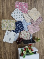 Sac pour ordinateur portable matelassé en coton fait à la main en gros 15 pouces étui de voyage pochette pour ordinateur portable avec fermeture éclair léger et durable