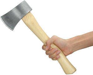 Hache à fendre professionnelle à dos plat, manche en acier forgé durable, outil de travail du bois pour le bricolage, la chasse en plein air, le camping - Product Image 3