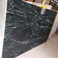 Carreaux de marbre vert araignée de meilleure qualité