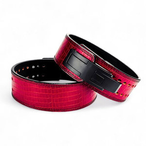 Cinturón de Levantamiento de Pesas de Cuero Vacuno Personalizado con Logotipo, Antideslizante, Ligero, para Hombres, para Entrenamiento Físico, Gimnasio, Levantamiento de Pesas - Product Image 1