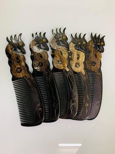 Peine de Cuerno de Alta Calidad con Dientes Anchos, Acabado Liso y Limpio, Perfecto para Desenredar el Cabello Suavemente y de Forma Segura, Mejora la Comodidad - Product Image 6