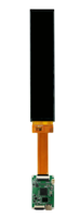 Pantalla TFT IPS de 6.1 Pulgadas, 280x1424, 3.3V TTL, Tipo Barra, Serial UART, con GUI Integrada para Uso Industrial y Electrónico