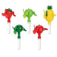 Candydream Plastik Mini-Kühlventilator für den Sommer, Handventilator mit Süßigkeiten, Werbeartikel mit Hartbonbons, Lollipop-Spielzeug, Halal für Kinder