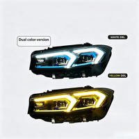 Phares laser fumés LIANGTU G20 pour BMW G20, phares « Snake Eyes » G21 G28, ensemble de phares LED améliorés RGB jaune et blanc DRL