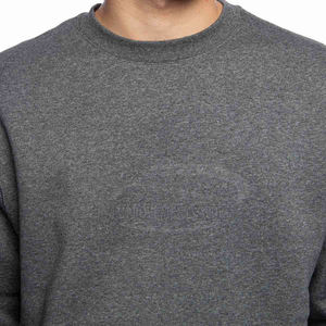 Sudadera de algodón peinado 100% transpirable con logotipo personalizado, cuello redondo, estilo exterior, estampado sólido, invierno, 6XL, XS, venta al por mayor, forro polar para hombre - Product Image 5