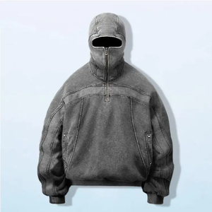 Heavy Weight Cotton Blended Fleece Men ESSENTIAL <b>Hoodie</b> Custom Logo No <b>String</b> <b>Hoodie</b> Streetwear Oversized Men <b>Hoodie</b> - Product Image 6