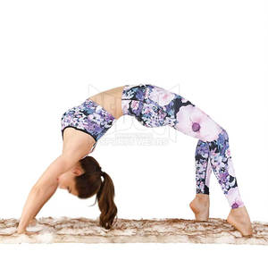 Conjunto de Yoga Estampado para Mujer, Venta Directa de Fábrica, Ropa Deportiva Activa, Conjunto de Yoga Estampado sin Costuras para Mujer - Product Image 6