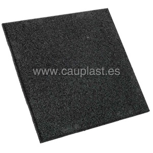 Cauplast 1x1M 10mm dày Tây Ban Nha phòng tập thể dục gạch cho Thể dục dụng cụ thảm & sàn - Product Image 1