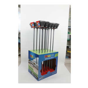Balai à long manche écologique avec poils en PET plastique durables et pelle à poussière pour un nettoyage efficace à usage domestique - Product Image 3