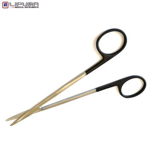 กรรไกรผ่าตัดทางทันตกรรมแบบตรง 8 นิ้ว คุณภาพพรีเมียม แบบเมทเซนบัม/แทนเซอร์ ผลิตจากทังสเตนคาร์ไบด์ มาตรฐานความปลอดภัยแบบแมนนวล-MOL - Product Image 3