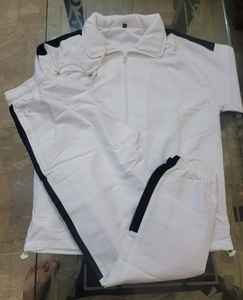 Survêtement personnalisable de haute qualité taille élastique écologique respirant léger solide hiver ensemble personnalisable haut avant - Product Image 3