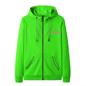 Sweat à capuche zippé intégral style streetwear, design personnalisé, haute qualité, en molleton délavé / tissu éponge français, respirant, séchage rapide, hiver - Product Image 5