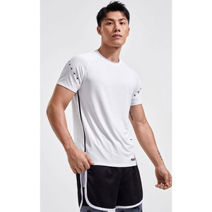 Camisetas Holgadas de Color Sólido para Hombre y Camisetas de Compresión para Gimnasio, Ropa Deportiva Transpirable de Secado Rápido - Product Image 1