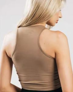 Camiseta sin mangas sin costuras para mujer, tejido elástico, ajuste informal, fabricante OEM para pedidos a granel - Product Image 4