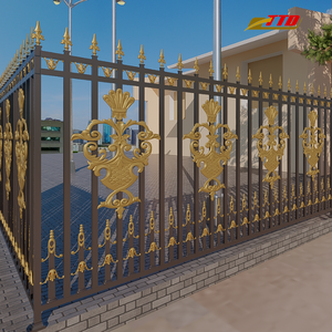 Clôture d'intimité pour le travail du fer traditionnel avec panneaux de clôture extérieurs pour l'agriculture, le jardin ou les propriétés résidentielles - Product Image 2