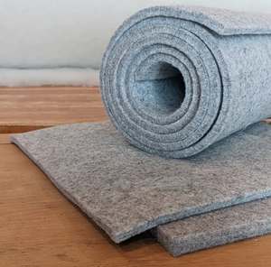 Solid Color 100% Polyester Fleece Fabric Eco-Friendly 58/60 Wide <b>Brushed</b> <b>Sueded</b> Nonwoven Needle-Punched Felt Waterproof - Product Image 2