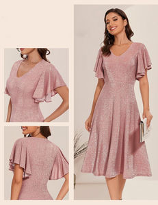 Career Dresses <b>women</b> Casual summer lady elegant <b>jeans</b> used clothes online retailer <b>Short</b> Sleeve Printing Custom All Size Work - Product Image 3