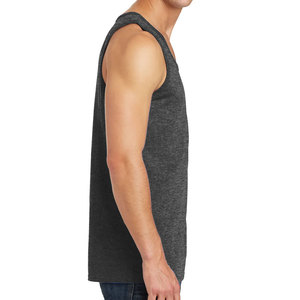 Camisetas sin mangas de algodón con serigrafía de calidad premium y logotipo personalizado - Product Image 3