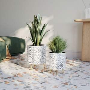 Grand pot de jardinières décoratives d'extérieur de haute qualité fabrication indienne mignonne pour la maison et le jardin très demandé - Product Image 5